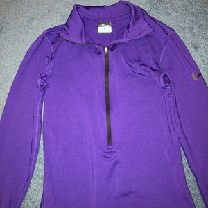 Nike pro half zip jacket